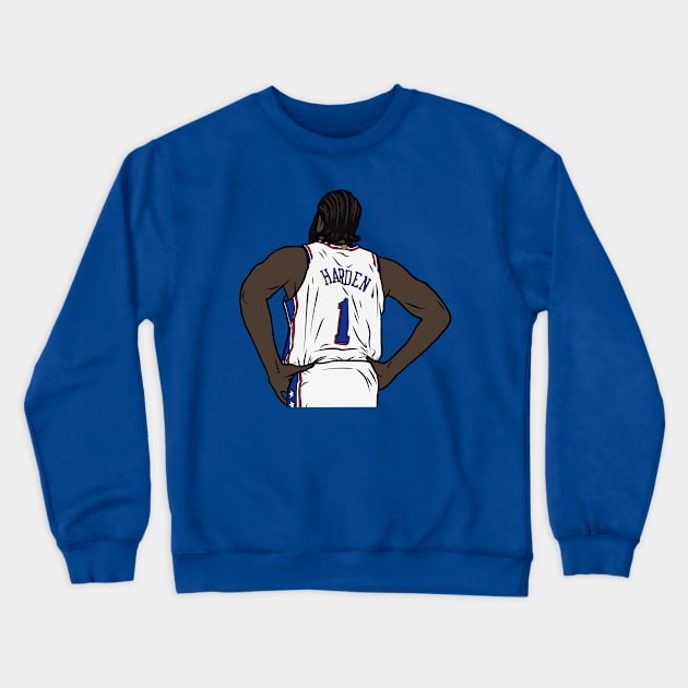 James Harden Back-To Crewneck Sweatshirt by rattraptees